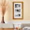 8 Pack: 3 Opening Walnut 5" x 7" Collage Frame with Mat by Studio Décor®